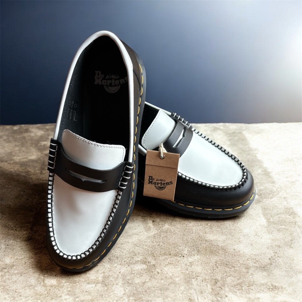 Dr. Martens Black and White Leather Penton
Loafers - Picture 14 of 15